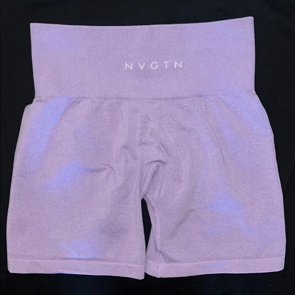 NVGTN Pro Seamless Shorts - XS - Lilac - Picture 2 of 6